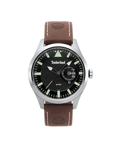 Marmont 46mm black 3h date brown leather