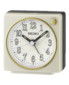 White Analog Alarm Clock