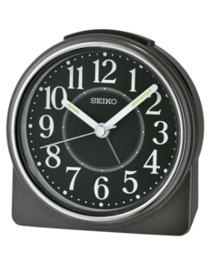 Black Analog Alarm Clock