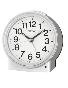 Silver Analog Alarm Clock