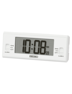White Digital Alarm Clock