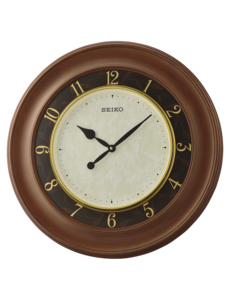 Brown Analog Wall Clock