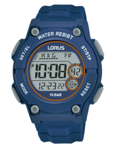 Gent's Sports Digital watch blue 42mm