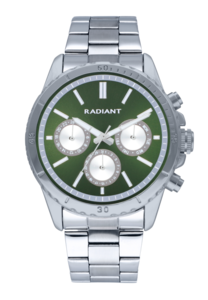 Radiant Tech Reloj Hombre Green/Silver