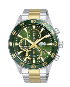 Gent's Chronograph Bracelet green dial
