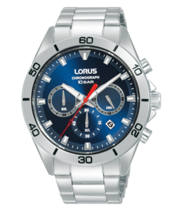 Gent's Sports Chronograph blue dial