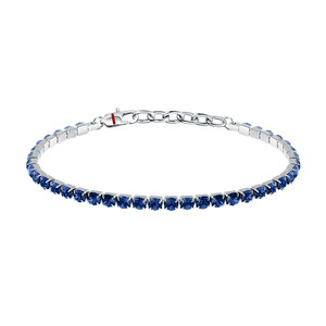 TENNIS BR. BLUE CRYSTAL 19+3CM