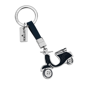 CORSA KEYRING SS REC. TAG SCOOTER LEATHE
