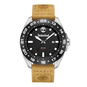 Carrigan 3Hd Black Dial Brown Leather