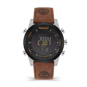 WHATELY DIGI BLACK DIAL BROWN LEATHER
