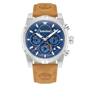 Sherbrook Multi Blue Dial Brown Leather