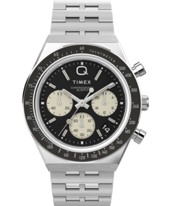 Q TIMEX Men's Stainless Steel