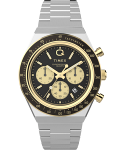 Q TIMEX Men's Stainless Steel