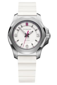 INOX LADY SS WHITE DIAL, WHITE RUBBER